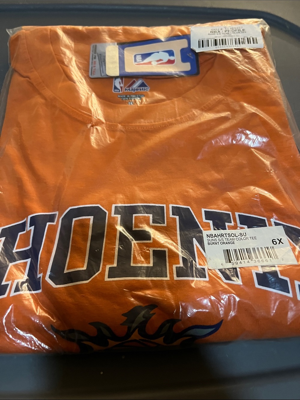 Clothing item (NBA Phoenix T-shirt) sz 6X